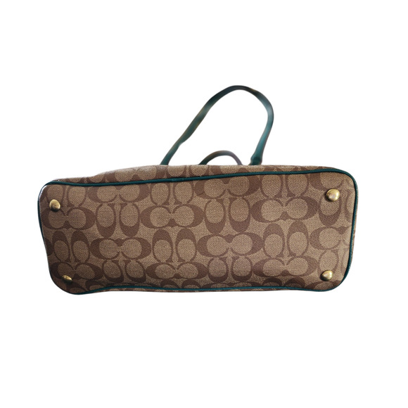 Peyton Signature Jordan double zip Carry-All (COACH F24603) - Picture 7 of 13